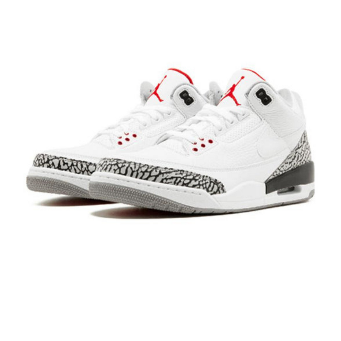 Air Jordan 3 Retro JTH NRG 'White Cement'- Streetwear Fashion - lacezy.com