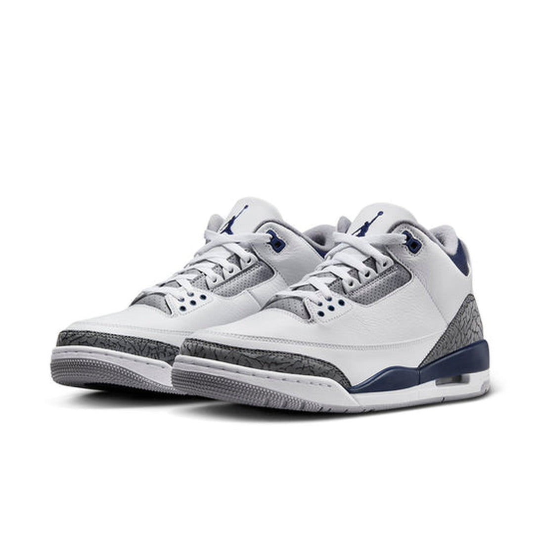 Air Jordan 3 Retro 'Midnight Navy'- Streetwear Fashion - lacezy.com