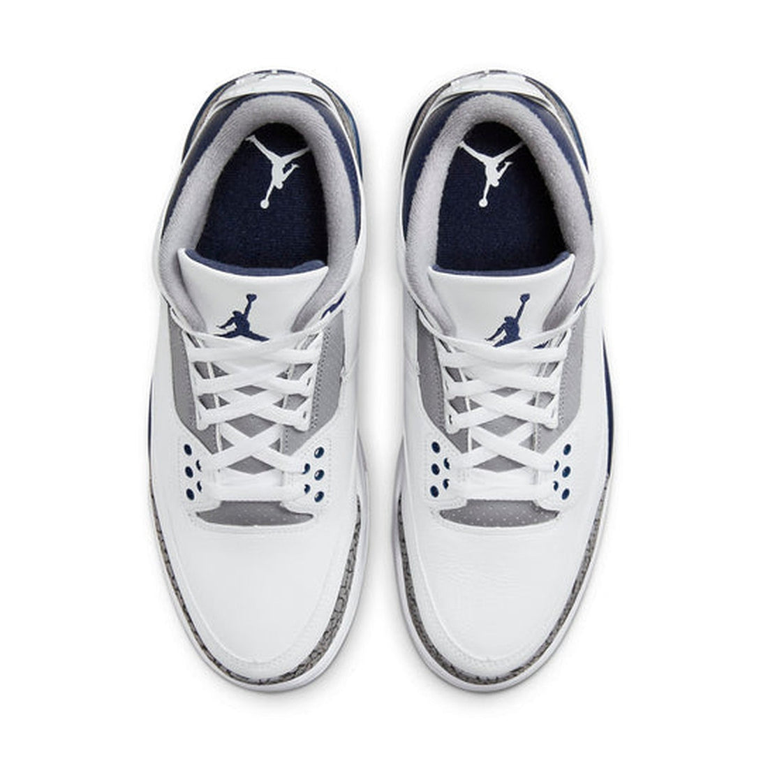 Air Jordan 3 Retro 'Midnight Navy'- Streetwear Fashion - lacezy.com