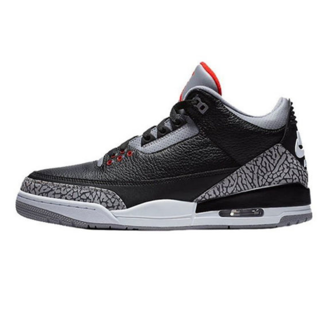 Air Jordan 3 Retro OG 'Black Cement' 2018- Streetwear Fashion - lacezy.com