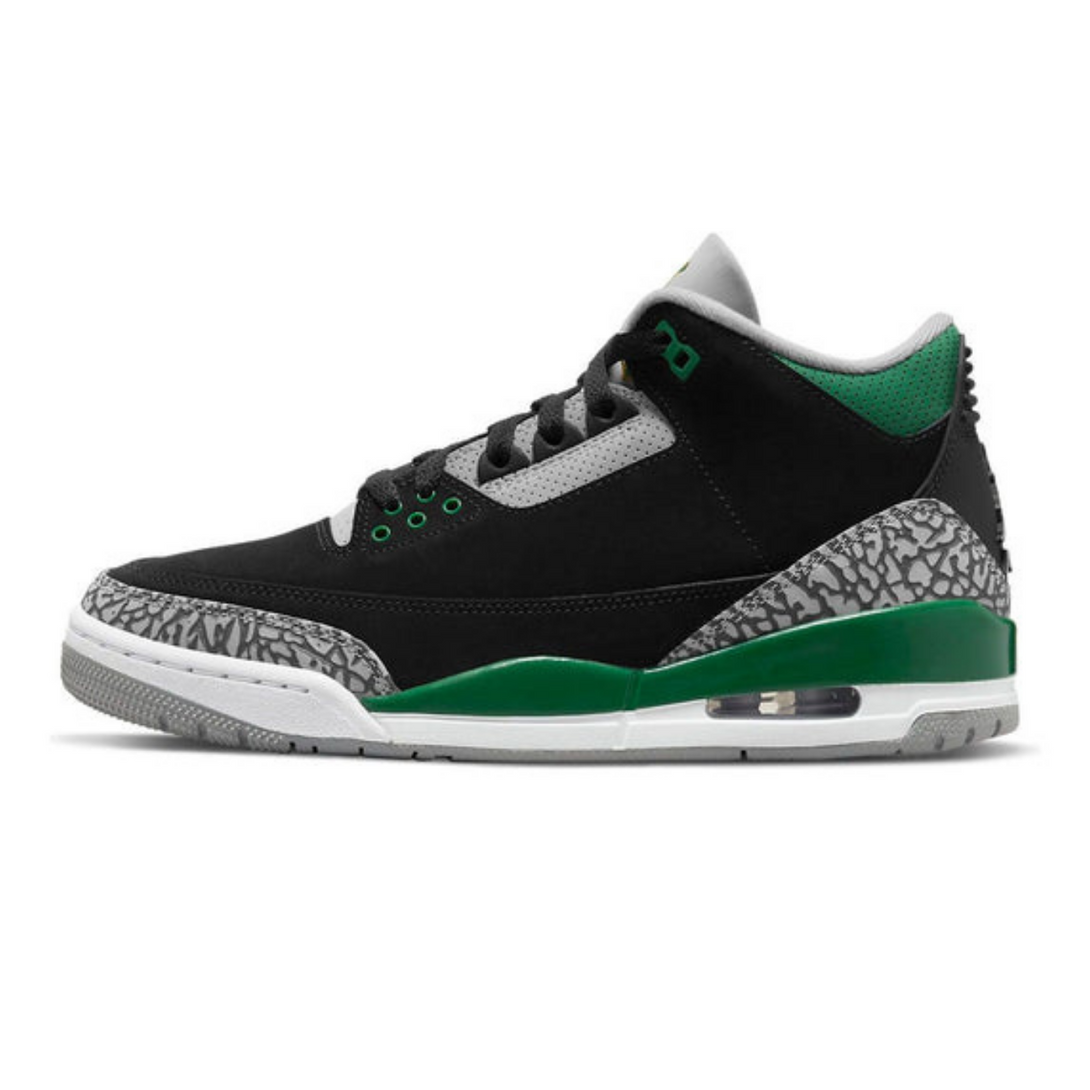 Air Jordan 3 Retro 'Pine Green'- Streetwear Fashion - lacezy.com