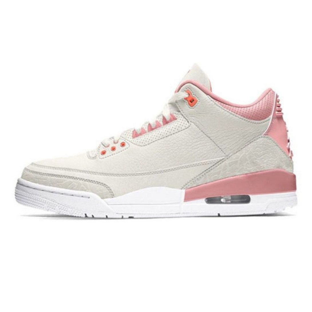 Air Jordan 3 Retro 'Sail Rust Pink'- Streetwear Fashion - lacezy.com