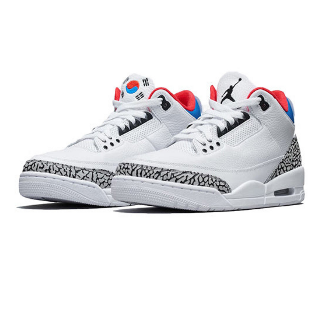 Air Jordan 3 Retro 'Seoul'- Streetwear Fashion - lacezy.com