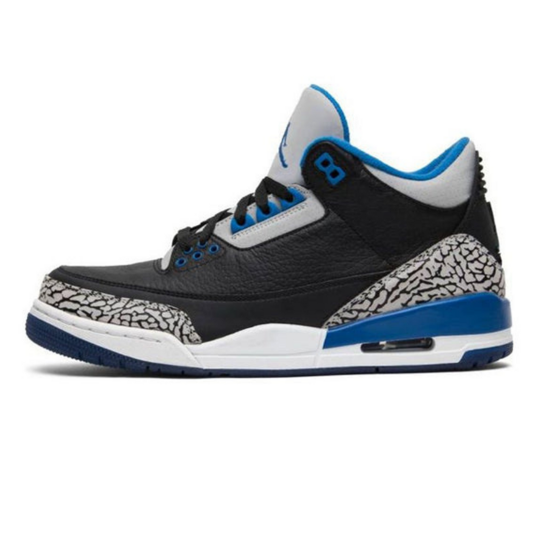 Air Jordan 3 Retro 'Sport Blue'- Streetwear Fashion - lacezy.com