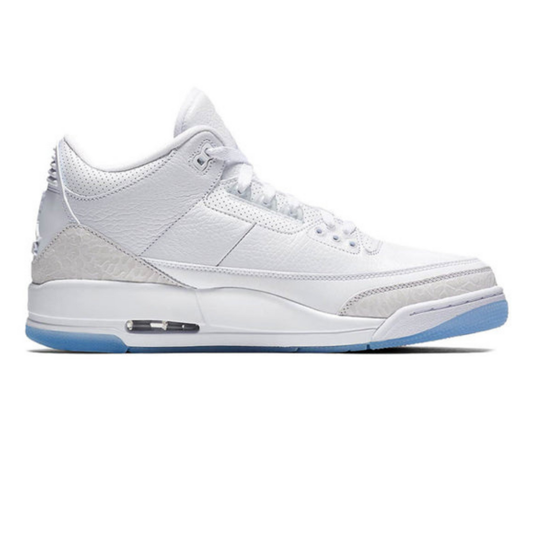 Air Jordan 3 Retro 'Triple White'- Streetwear Fashion - lacezy.com