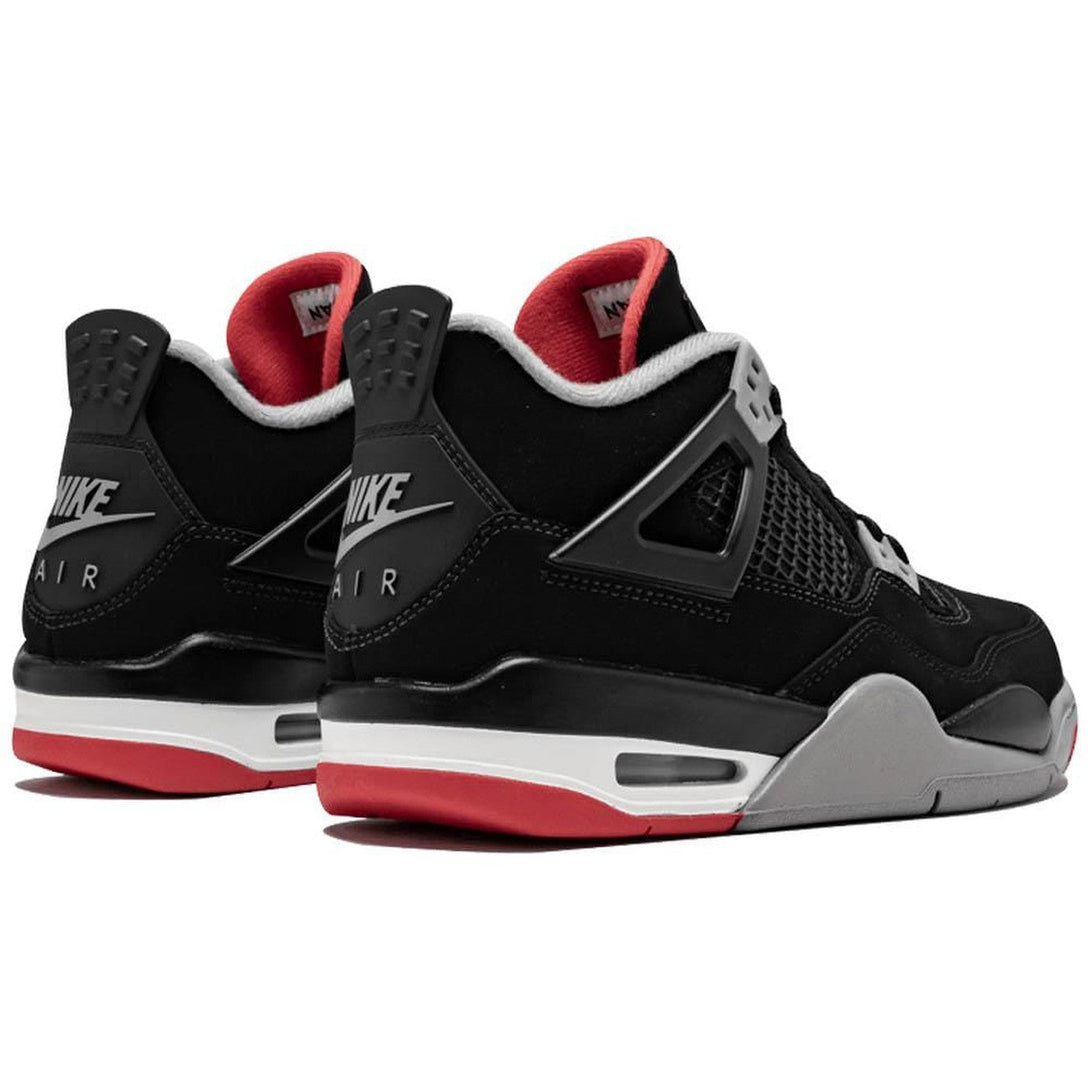 Air Jordan 4 Bred (GS)- Streetwear Fashion - lacezy.com