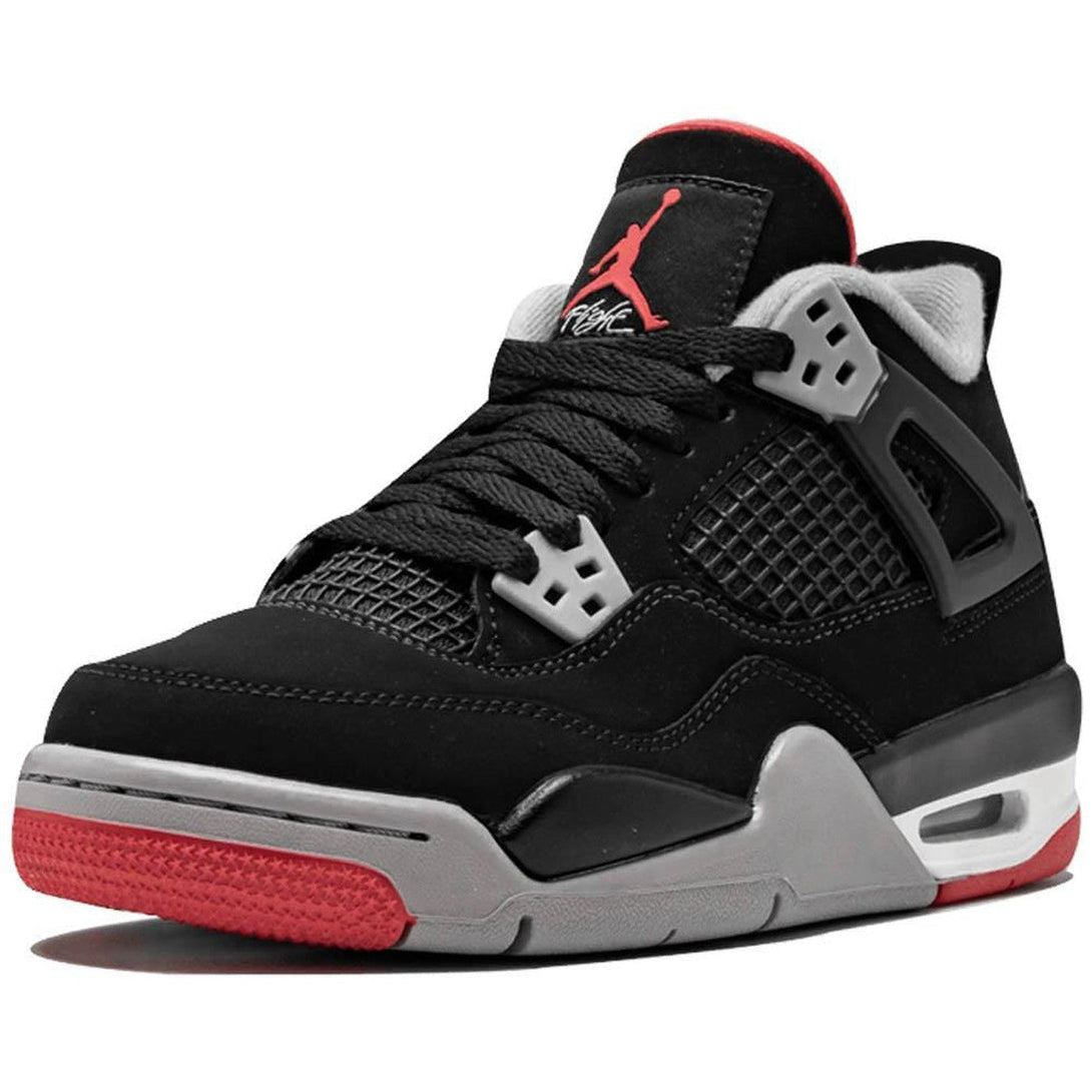 Air Jordan 4 Bred (GS)- Streetwear Fashion - lacezy.com