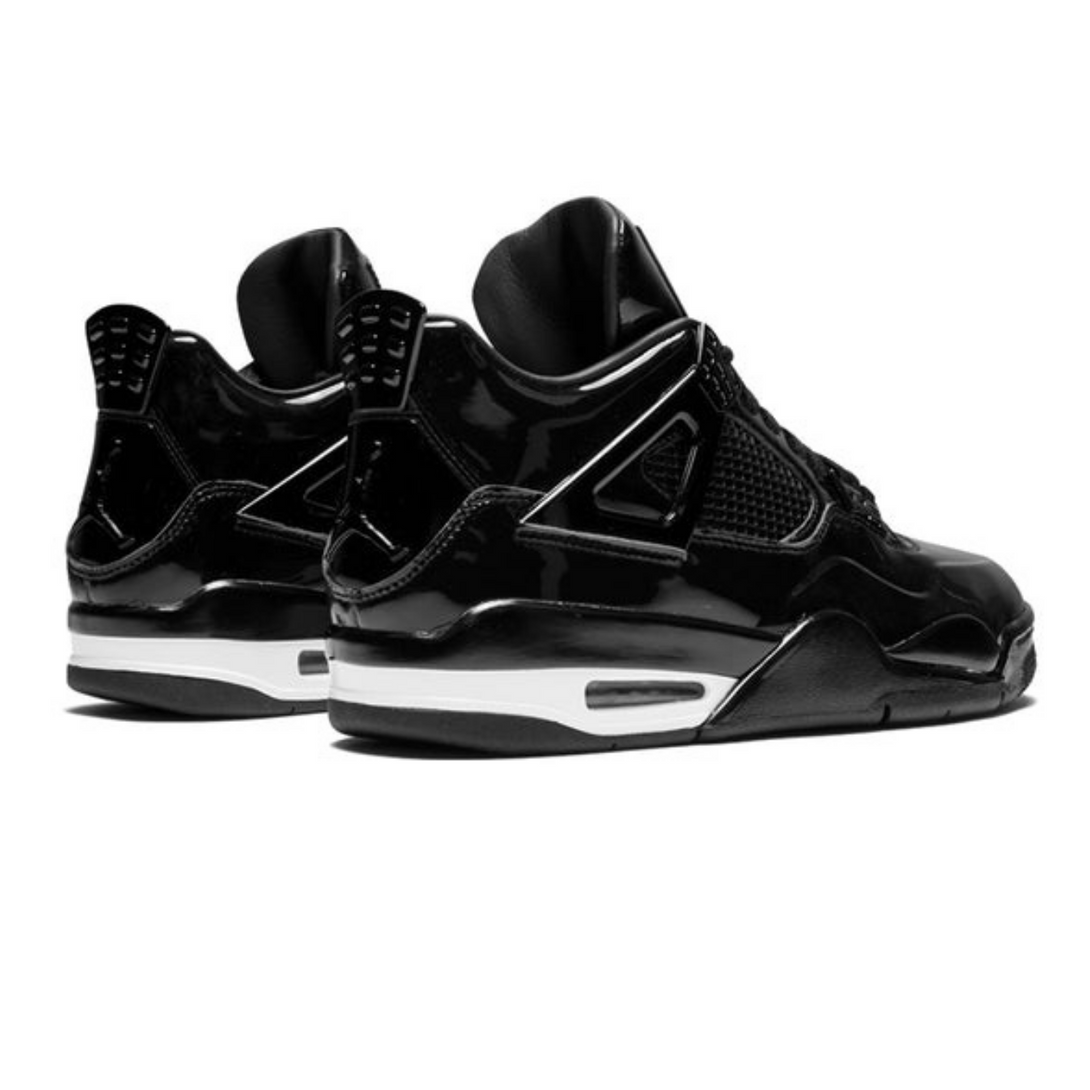 Air Jordan 4 Retro 11Lab4 'Black Patent Leather'- Streetwear Fashion - lacezy.com