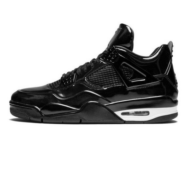 Air Jordan 4 Retro 11Lab4 'Black Patent Leather'- Streetwear Fashion - lacezy.com