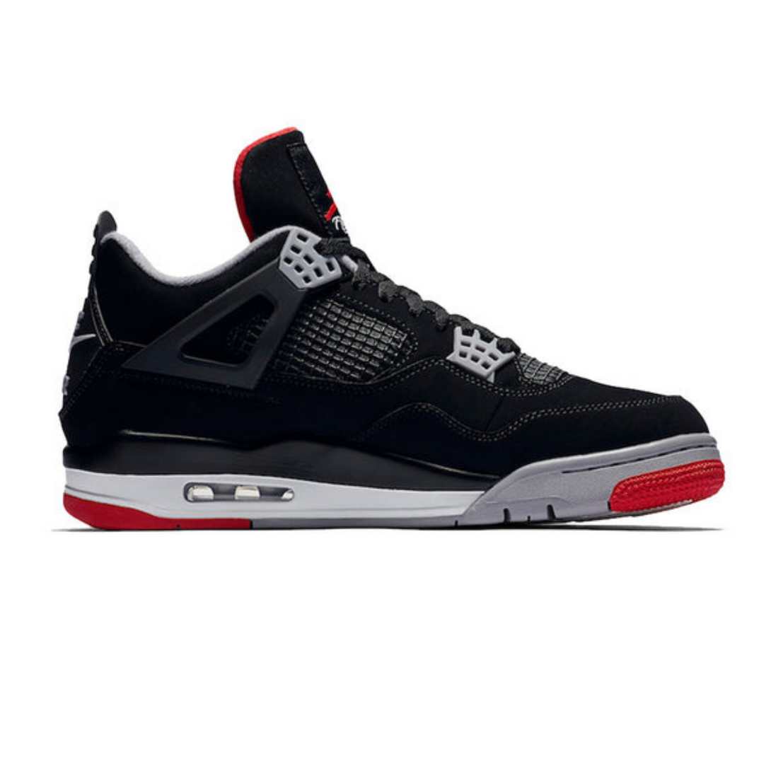 Air Jordan 4 Retro OG 'Bred' 2019- Streetwear Fashion - lacezy.com