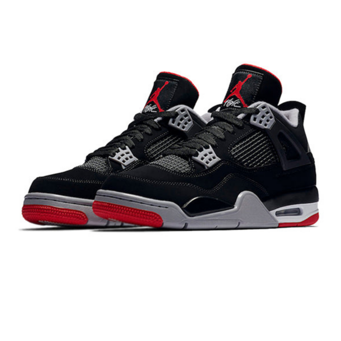 Air Jordan 4 Retro OG 'Bred' 2019- Streetwear Fashion - lacezy.com