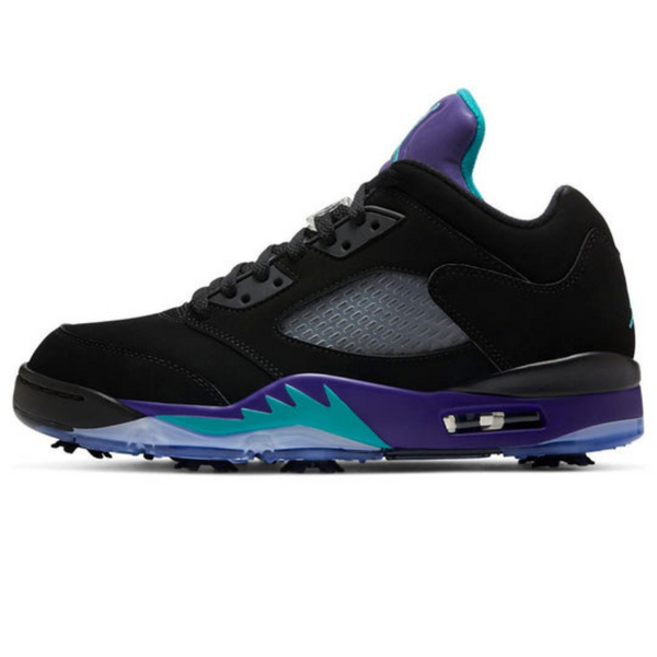 Air Jordan 5 Low Golf 'Black Grape'- Streetwear Fashion - lacezy.com