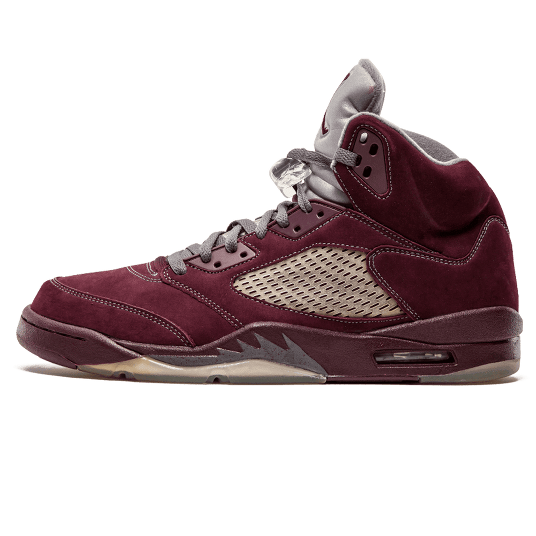 Air Jordan 5 Retro LS 'Burgundy'- Streetwear Fashion - lacezy.com