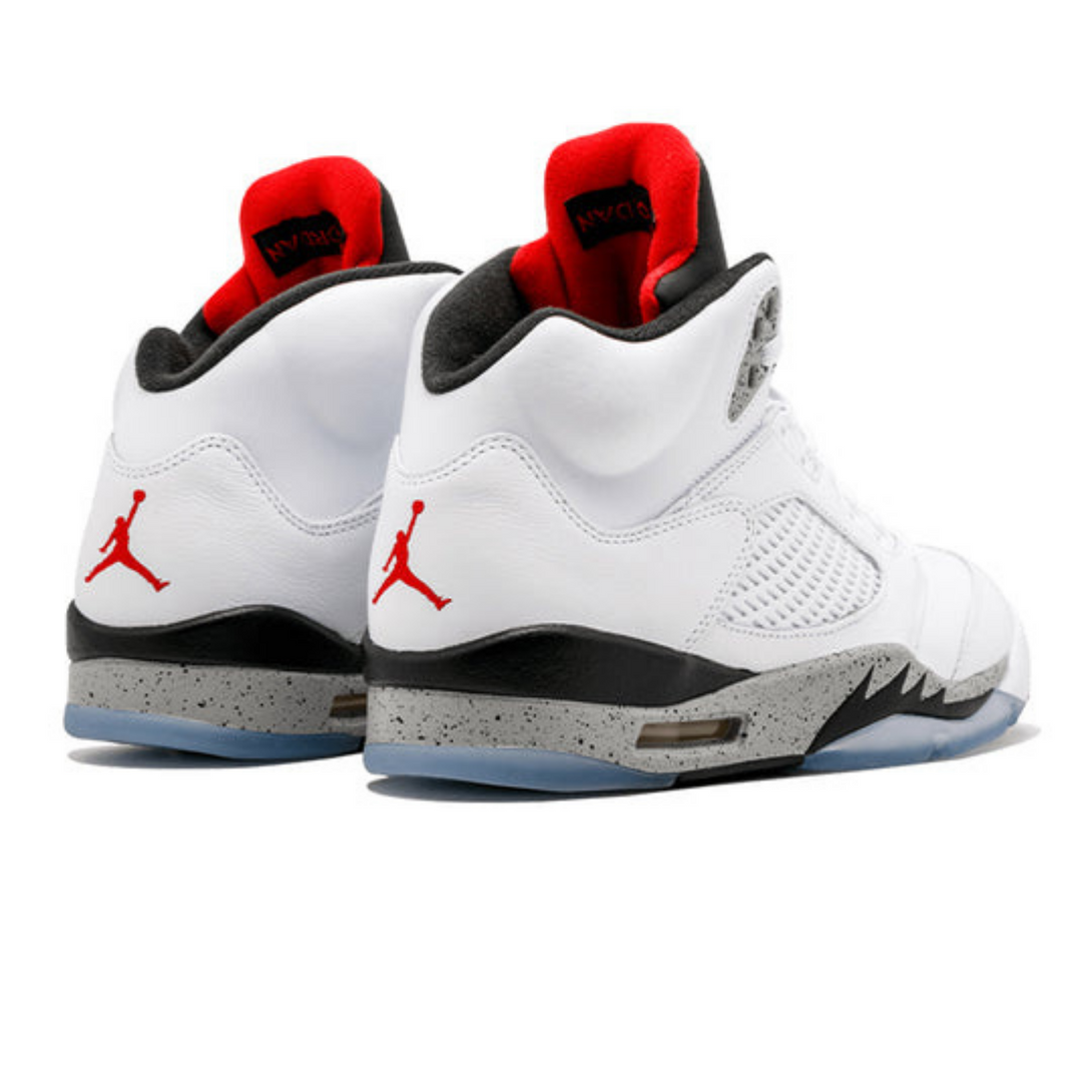 Air Jordan 5 Retro 'White Cement'- Streetwear Fashion - lacezy.com