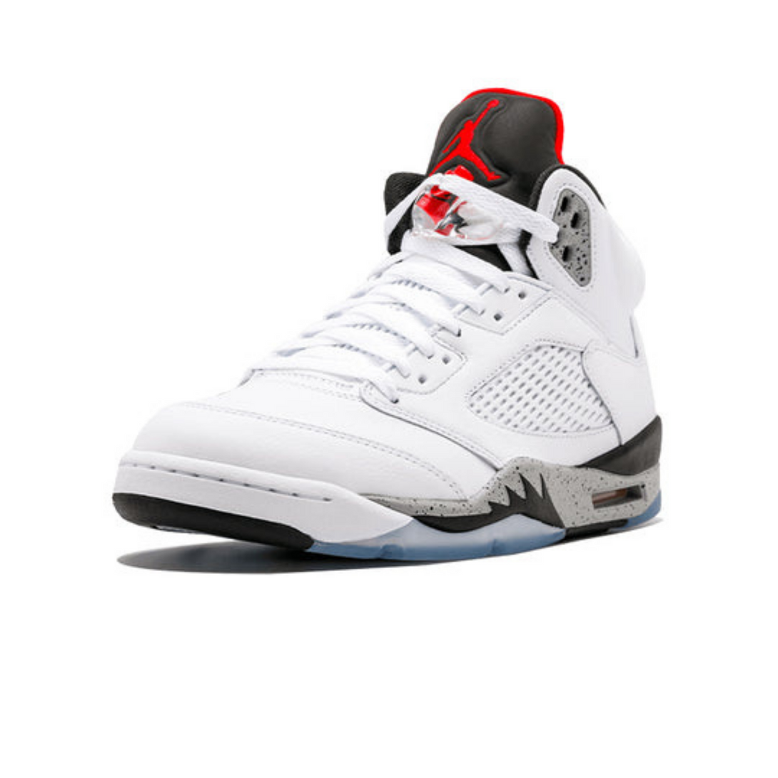 Air Jordan 5 Retro 'White Cement'- Streetwear Fashion - lacezy.com