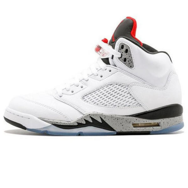 Air Jordan 5 Retro 'White Cement'- Streetwear Fashion - lacezy.com