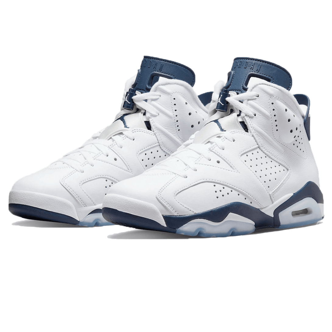 Air Jordan 6 Retro 'Midnight Navy' 2022- Streetwear Fashion - lacezy.com