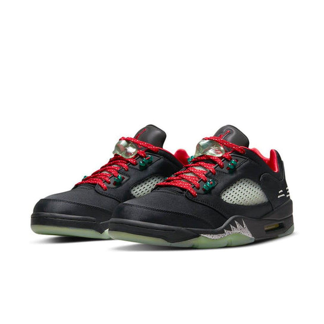 CLOT x Air Jordan 5 Retro Low 'Jade'- Streetwear Fashion - lacezy.com