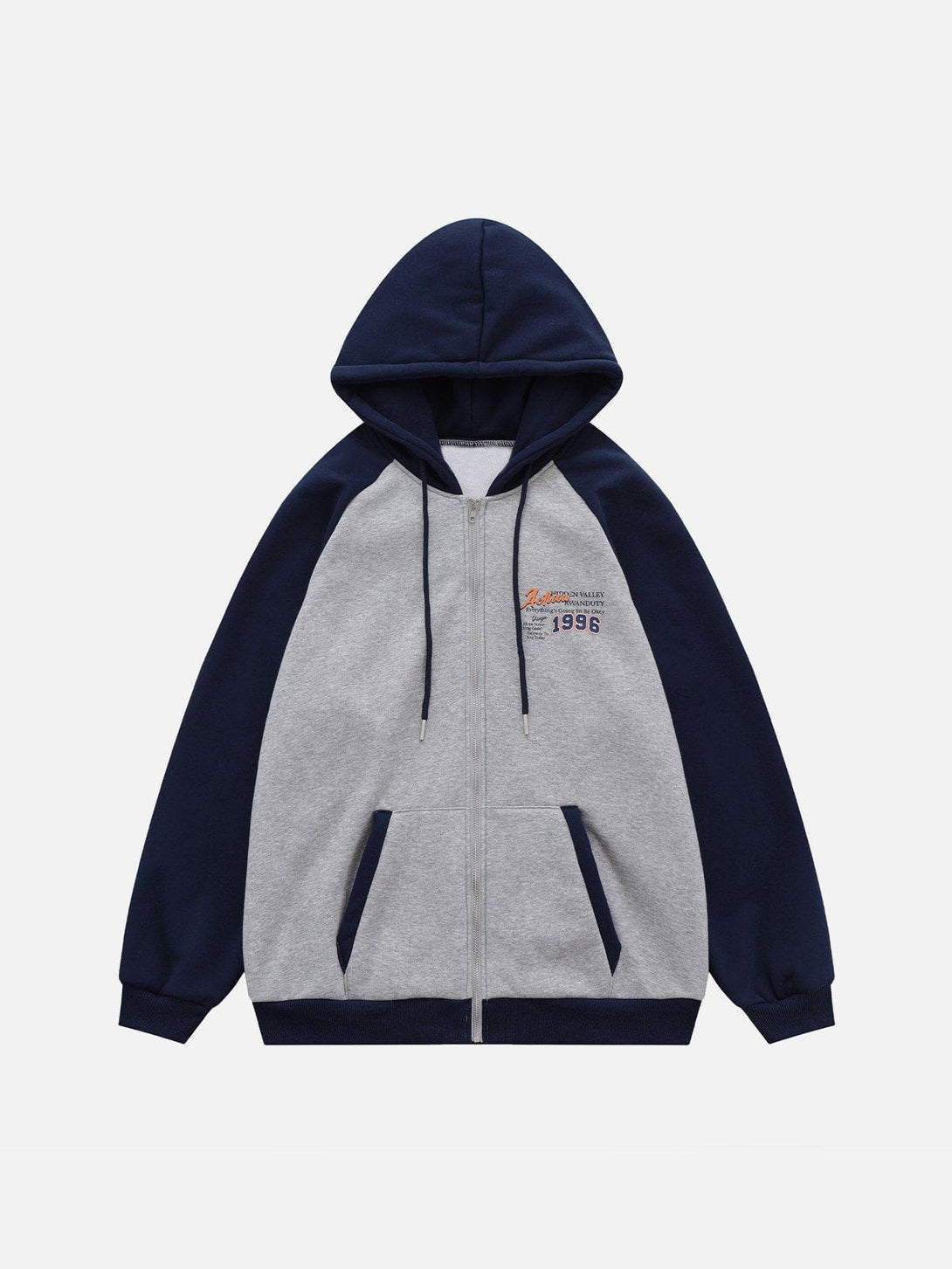 Lacezy - 1996 Splicing Hoodie- Streetwear Fashion - lacezy.com