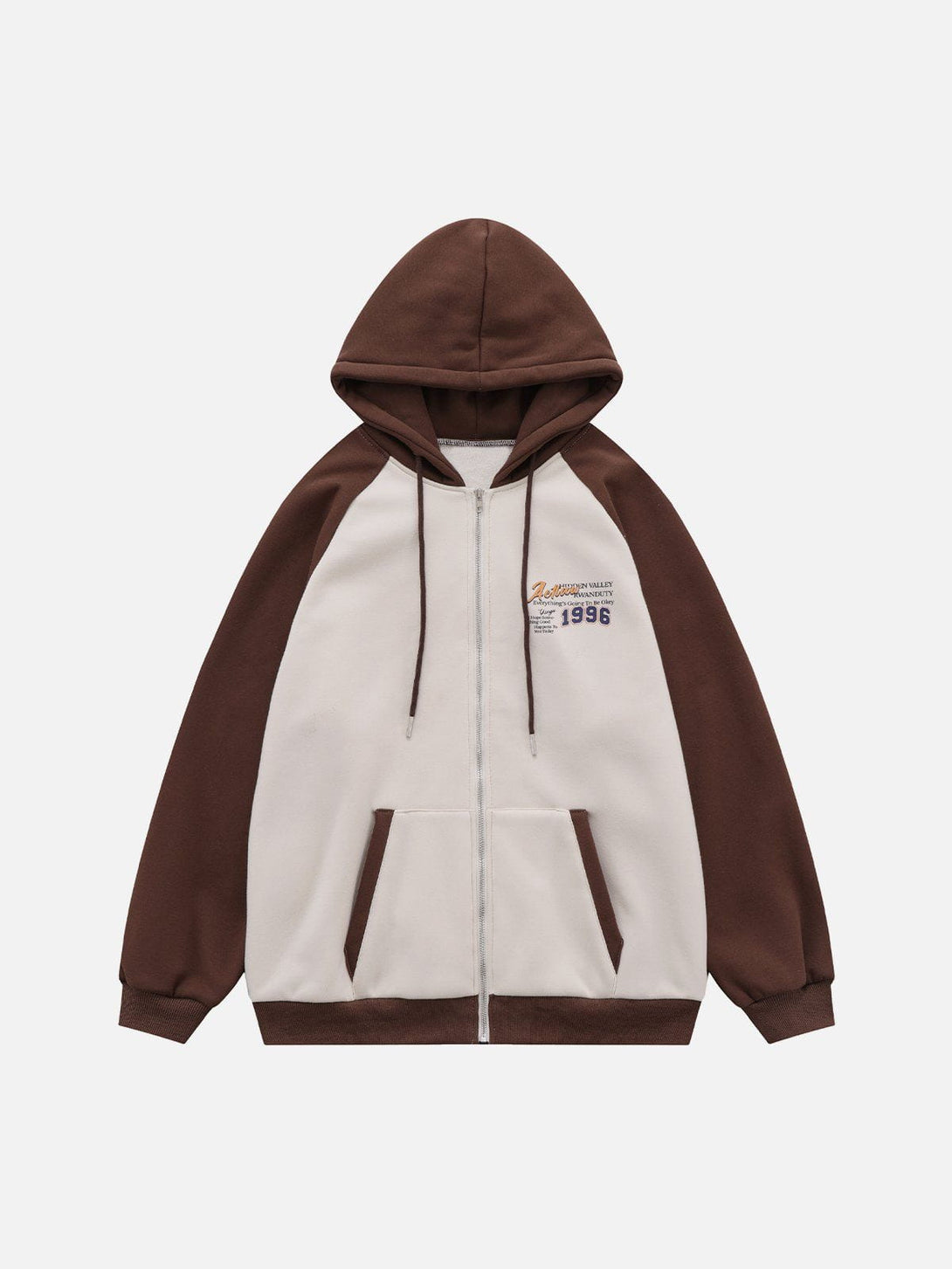 Lacezy - 1996 Splicing Hoodie- Streetwear Fashion - lacezy.com