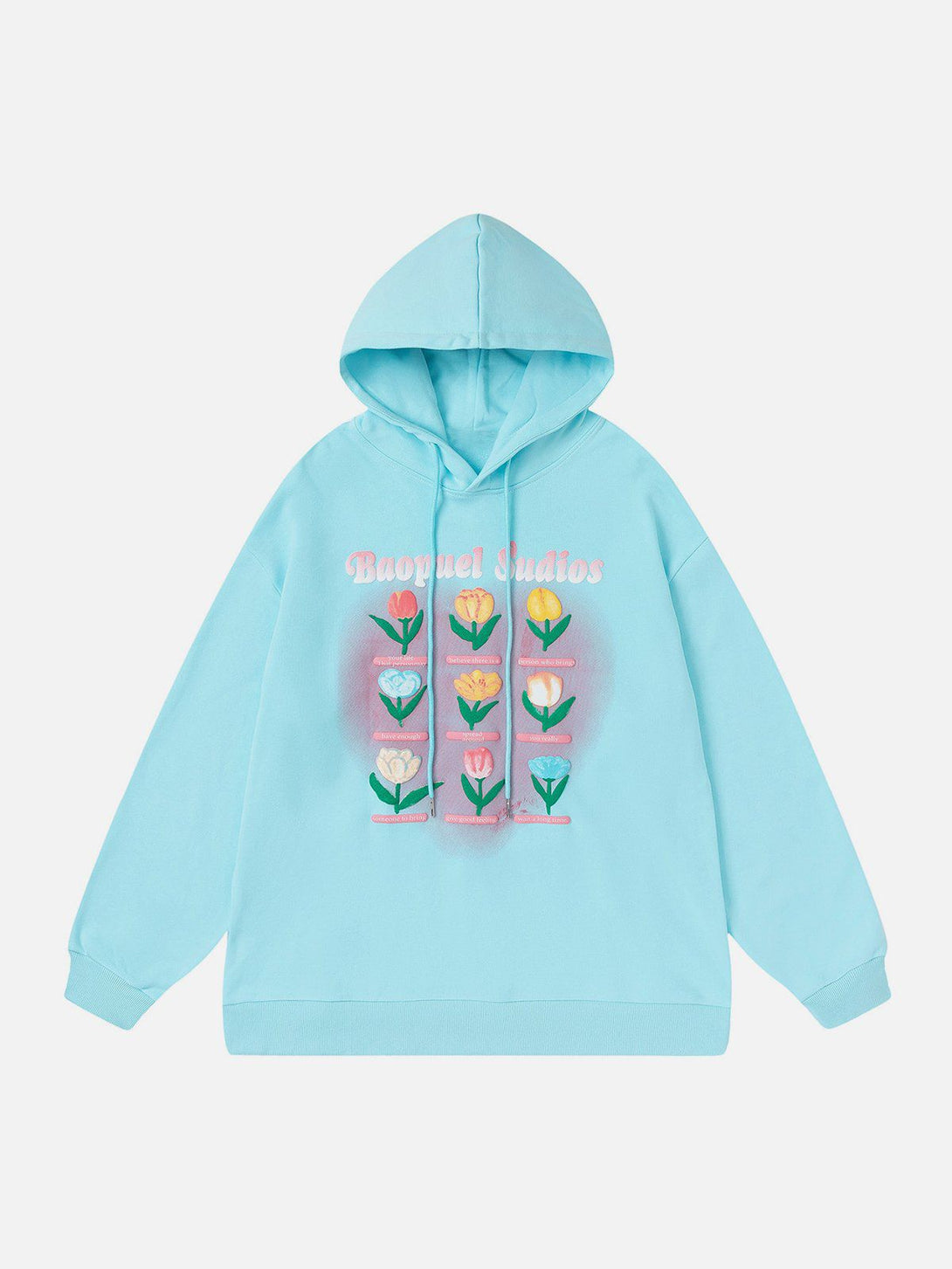 Lacezy - 3D Flower Embroidery Hoodie- Streetwear Fashion - lacezy.com