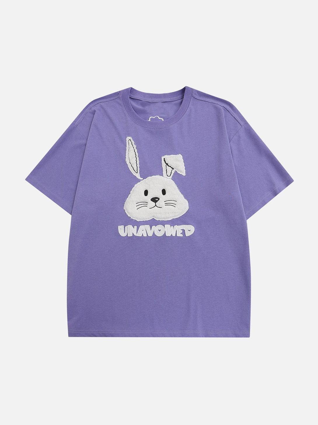 Lacezy - 3D Rabbit Embroidery Tee- Streetwear Fashion - lacezy.com