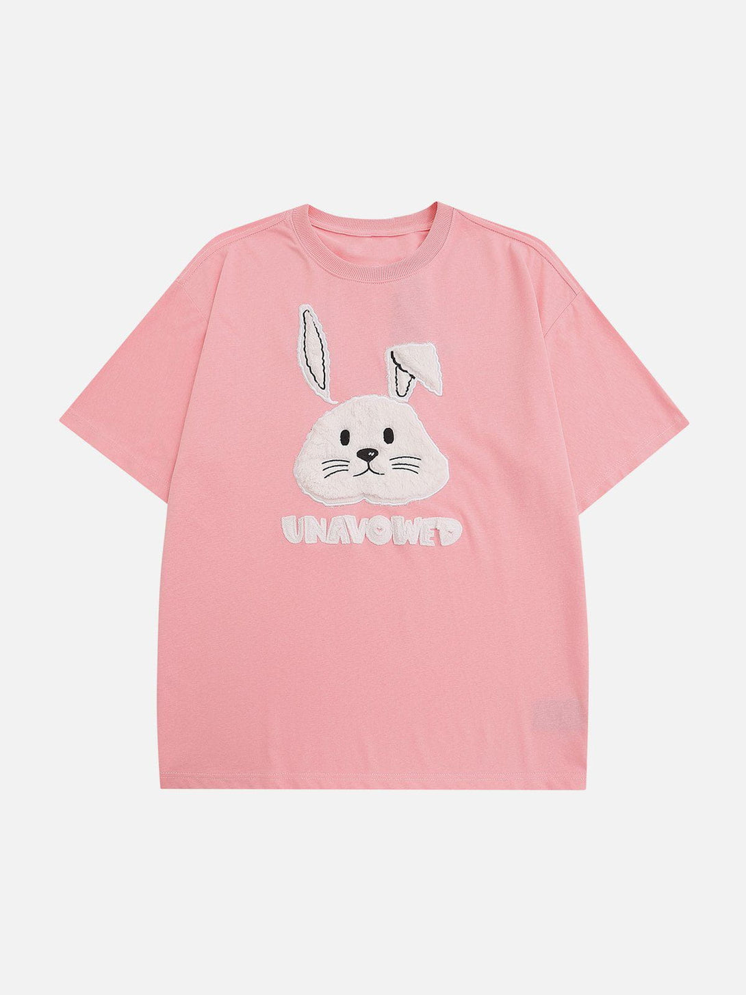 Lacezy - 3D Rabbit Embroidery Tee- Streetwear Fashion - lacezy.com