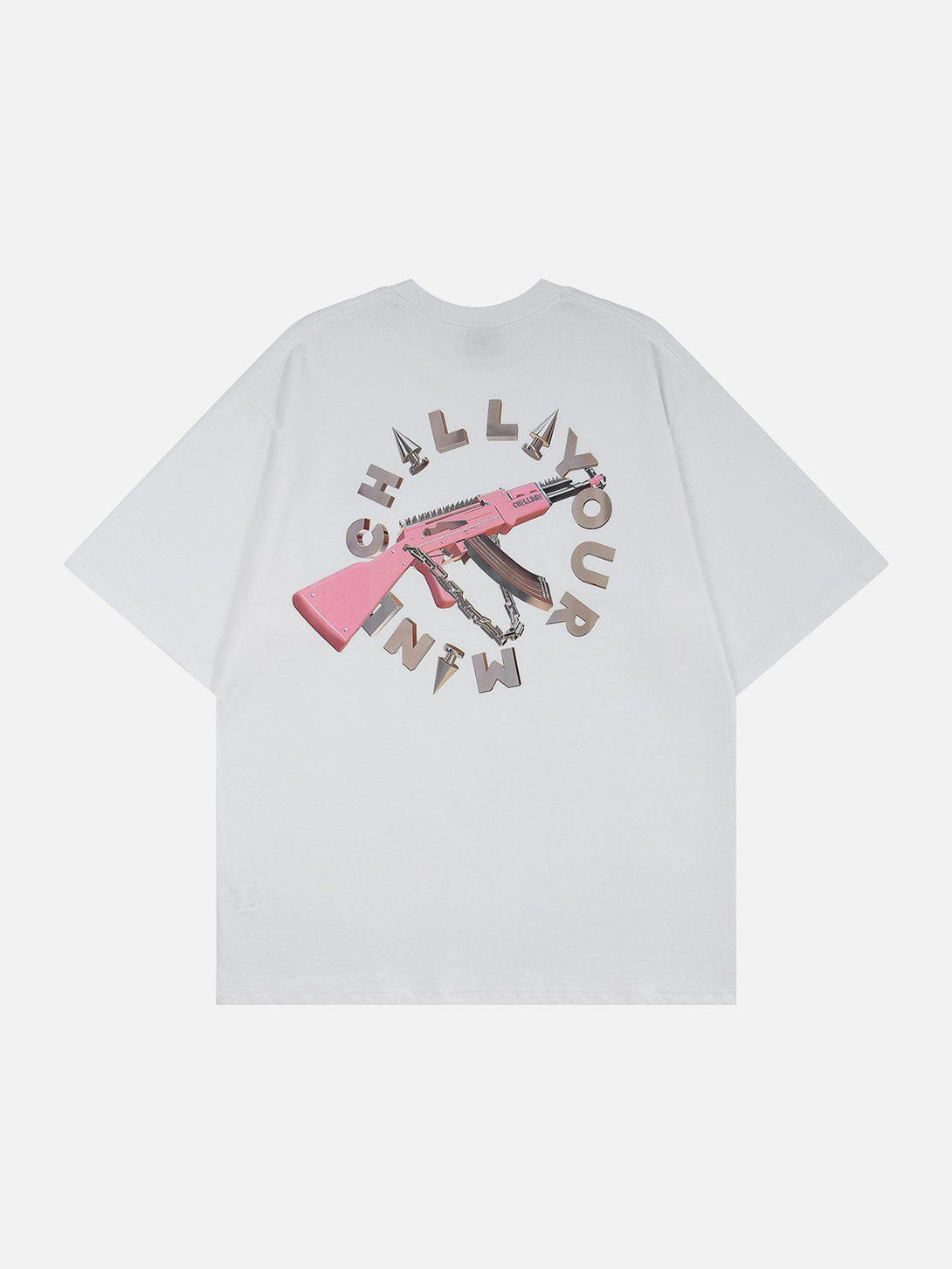 Lacezy - AK47 Metal Printing Tee- Streetwear Fashion - lacezy.com