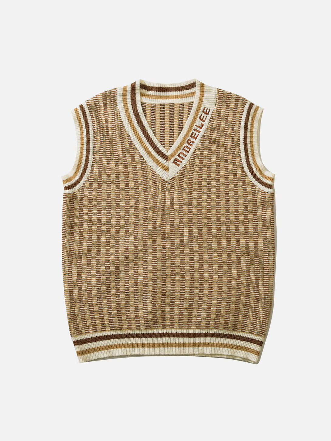 Lacezy - "ANDREILEE" Sweater Vest- Streetwear Fashion - lacezy.com