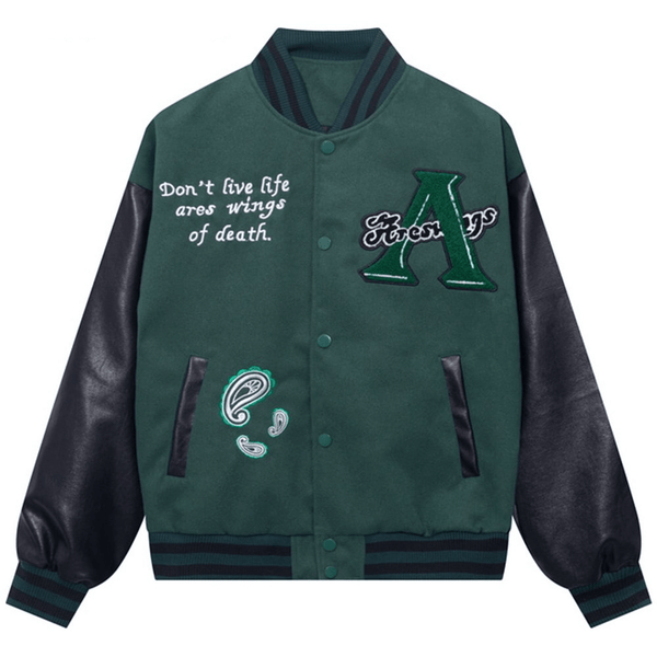 Lacezy - ARES Varsity Jacket- Streetwear Fashion - lacezy.com