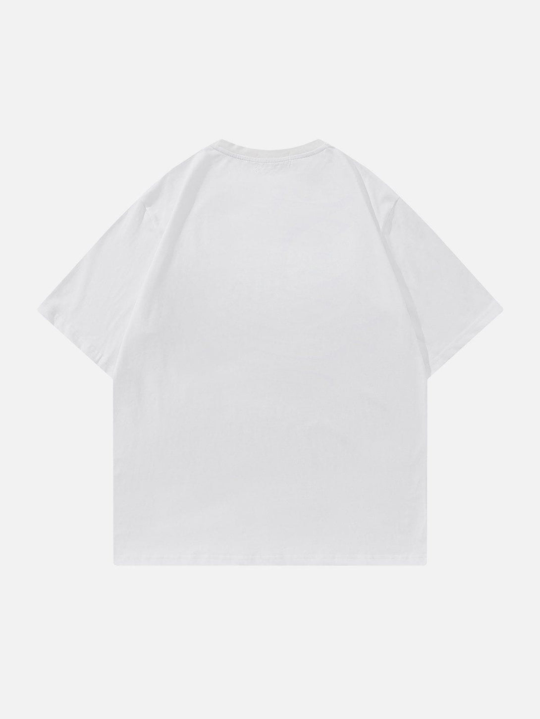 Lacezy - Abstract Figure Print Tee- Streetwear Fashion - lacezy.com