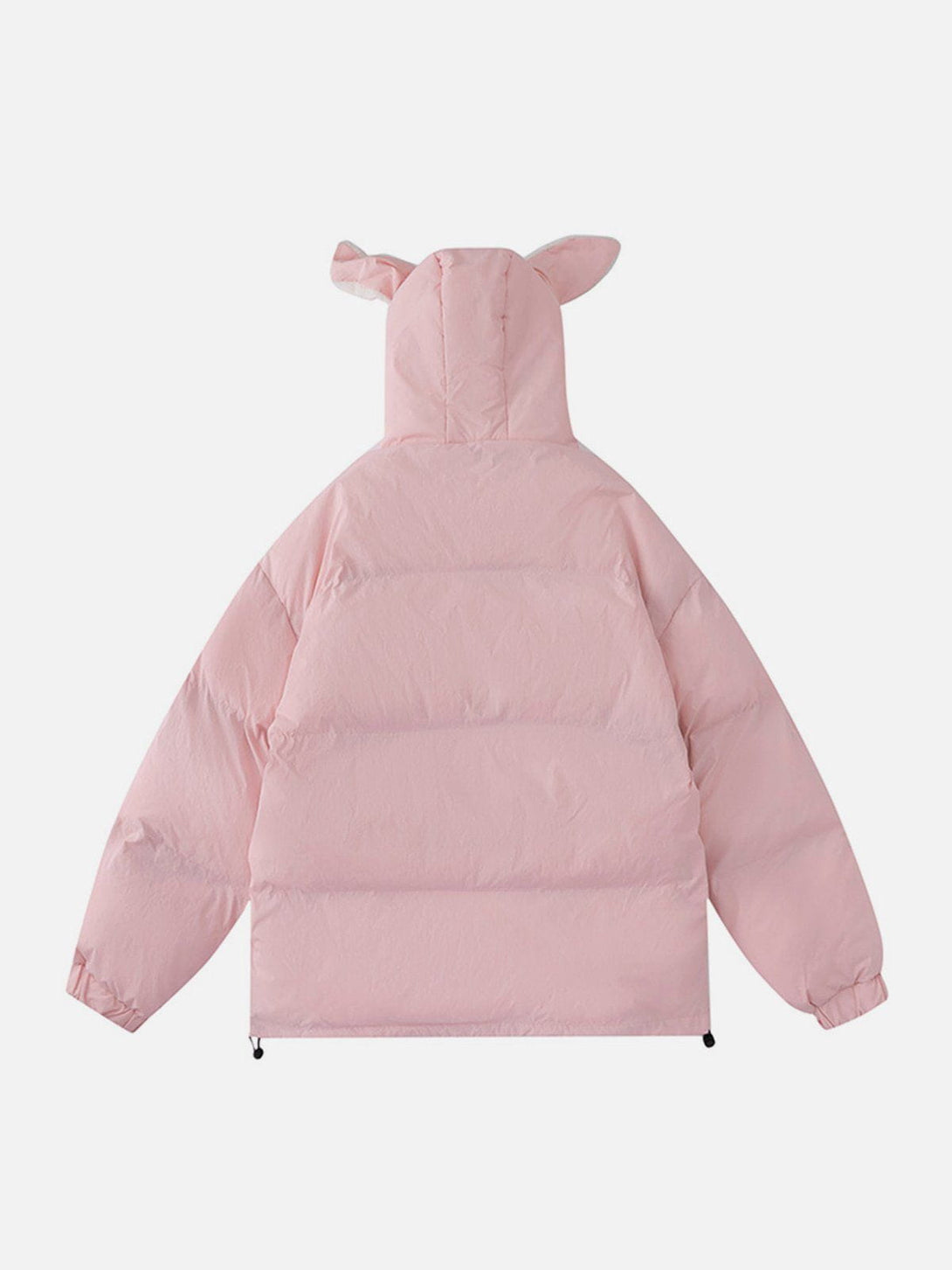 Lacezy - Airbag Bunny Ear Design Winter Coat- Streetwear Fashion - lacezy.com