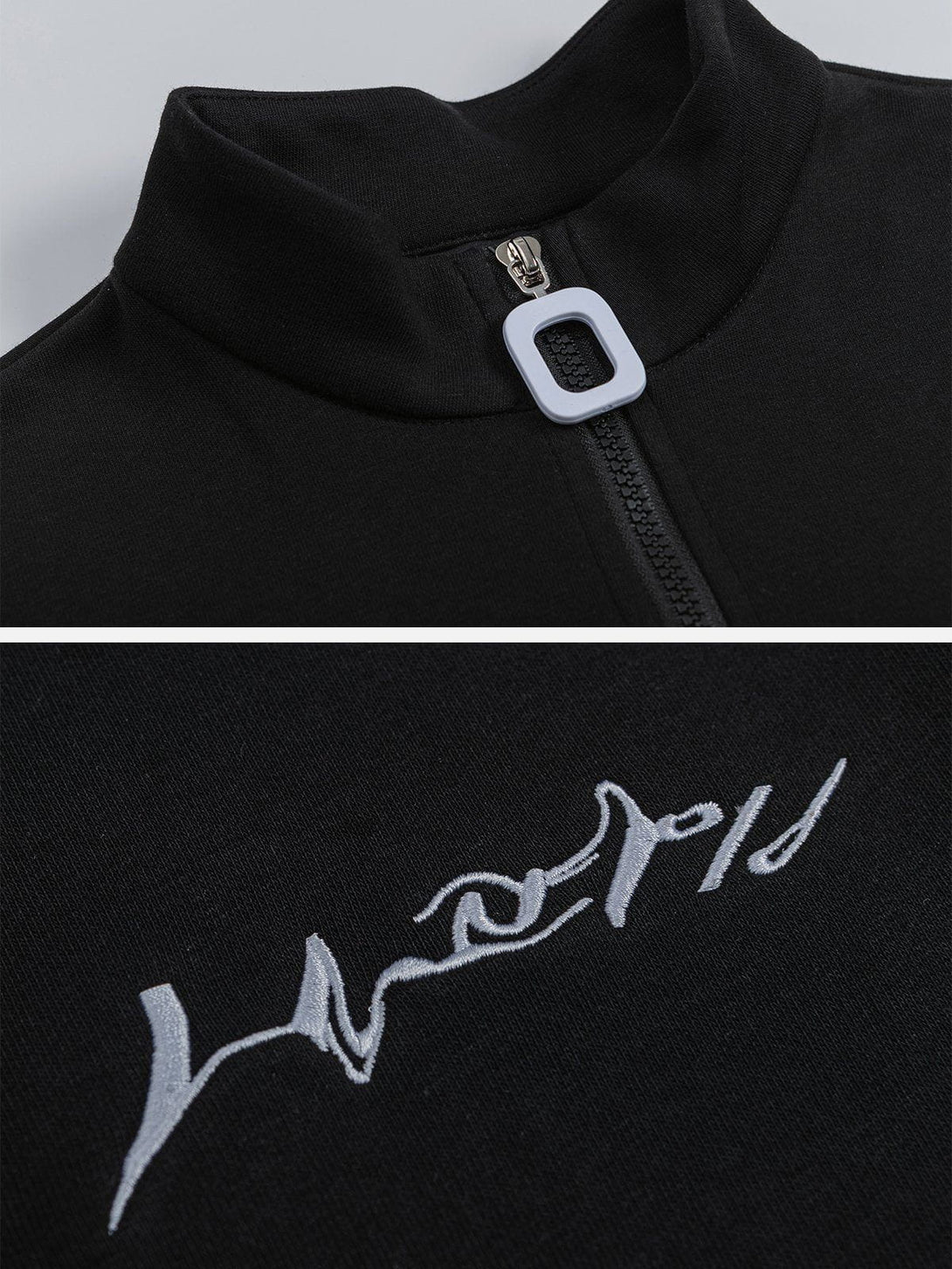 Lacezy - Alphabet Embroidery Sweatshirt- Streetwear Fashion - lacezy.com