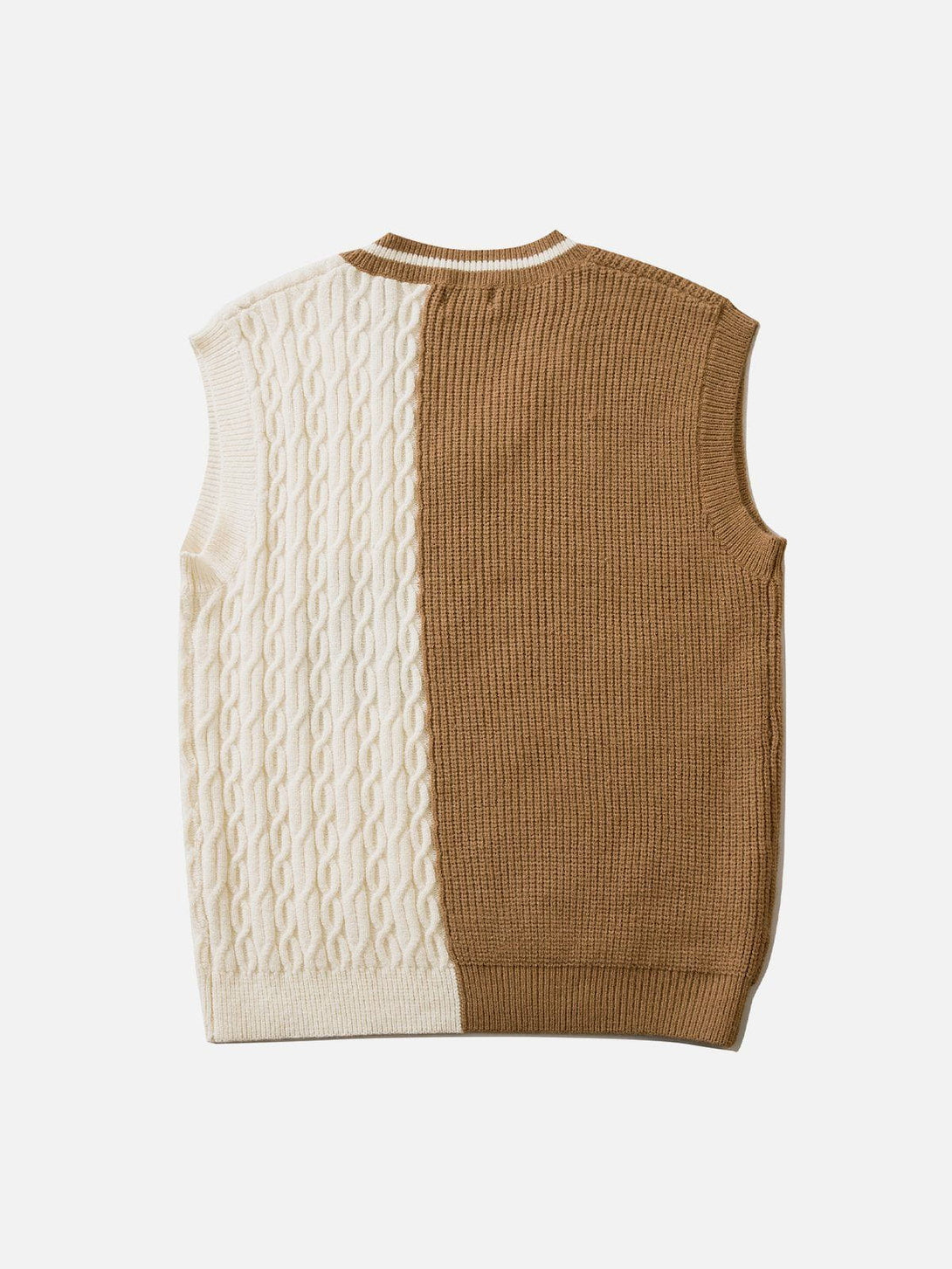 Lacezy - "Andreilee" Print Sweater Vest- Streetwear Fashion - lacezy.com