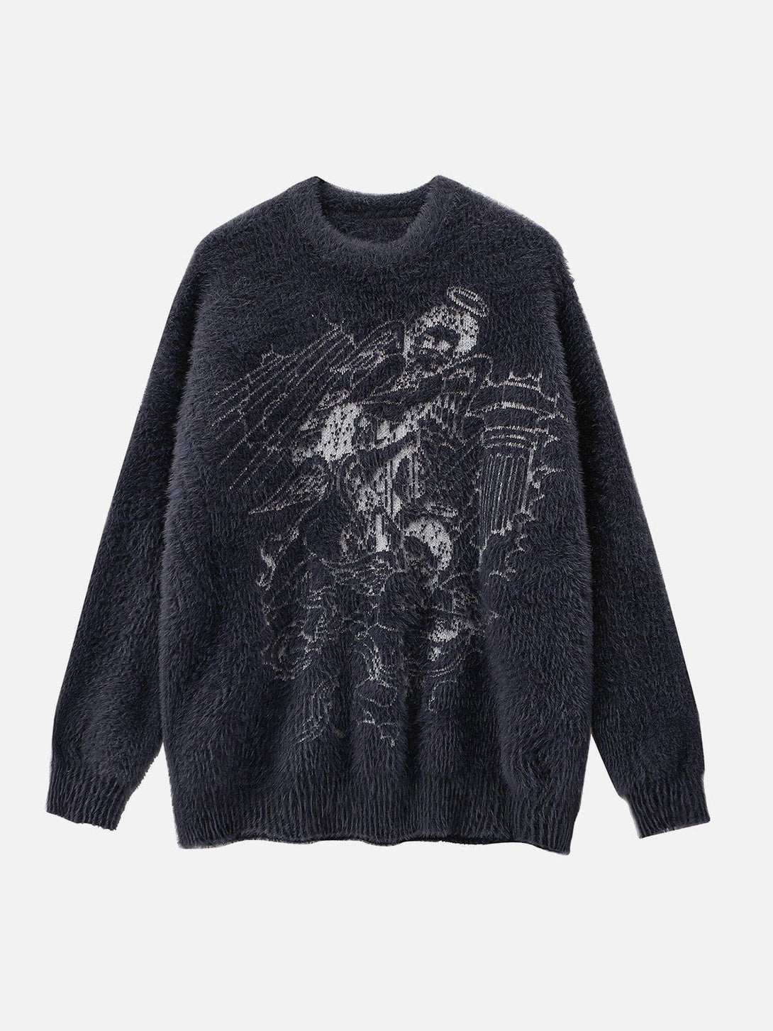 Lacezy - Angel Graphic Sweater- Streetwear Fashion - lacezy.com