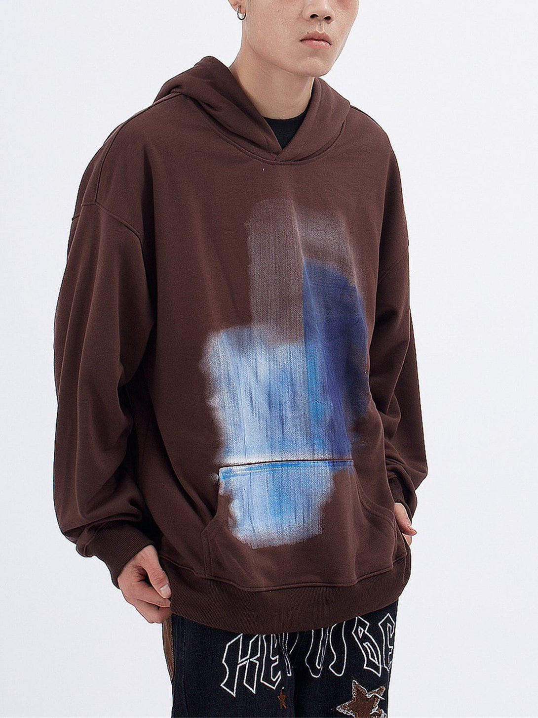 Lacezy - Artistic Imagination Print Hoodie- Streetwear Fashion - lacezy.com