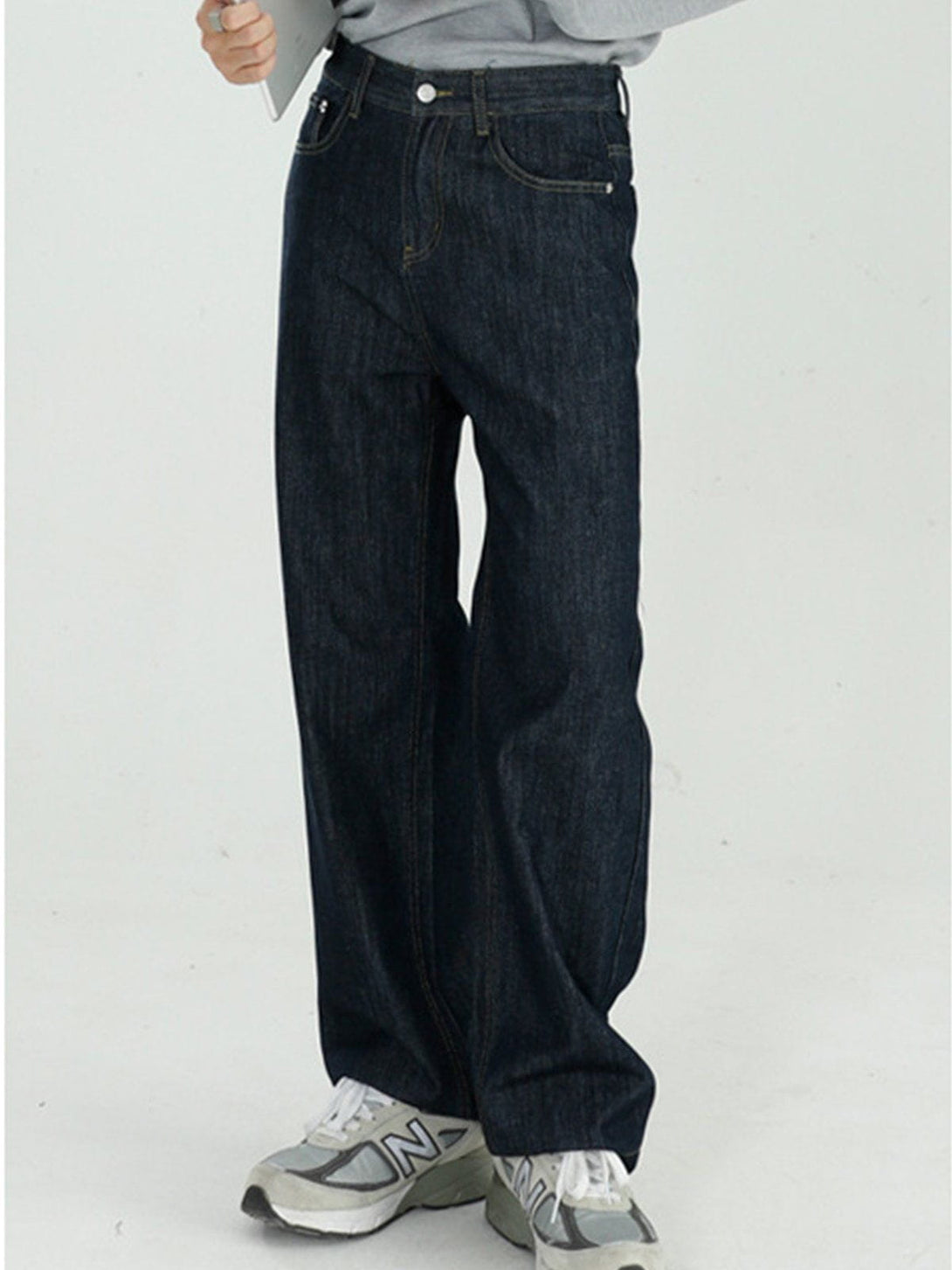 Lacezy - Baggy Drape Jeans- Streetwear Fashion - lacezy.com