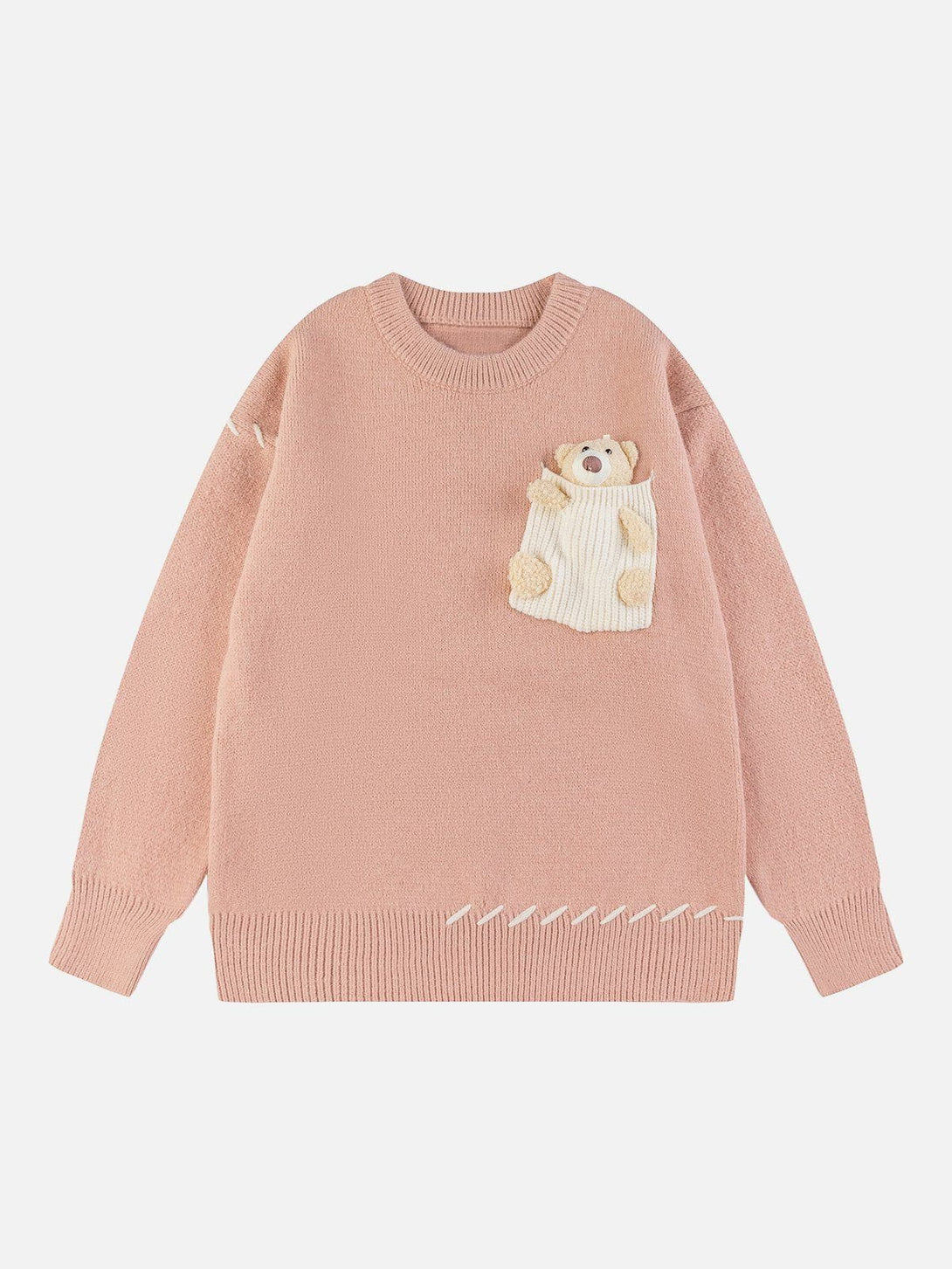 Lacezy - Bear Doll Sweater- Streetwear Fashion - lacezy.com