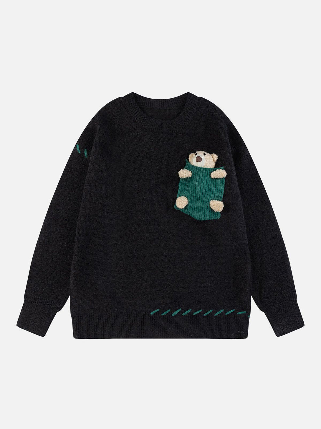 Lacezy - Bear Doll Sweater- Streetwear Fashion - lacezy.com