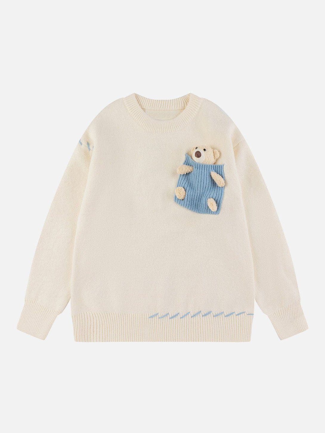 Lacezy - Bear Doll Sweater- Streetwear Fashion - lacezy.com