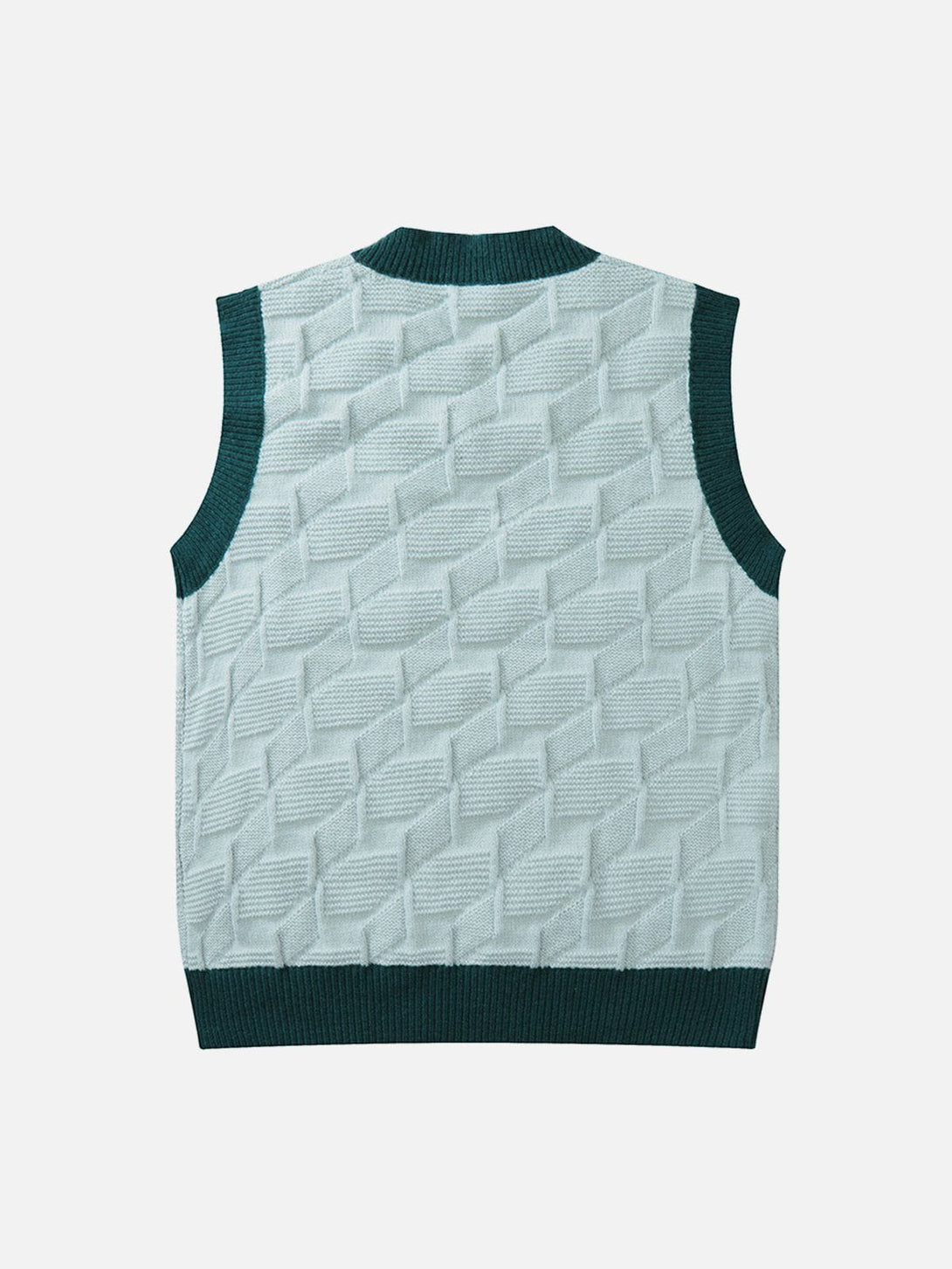 Lacezy - Bear Embroidered Sweater Vest- Streetwear Fashion - lacezy.com