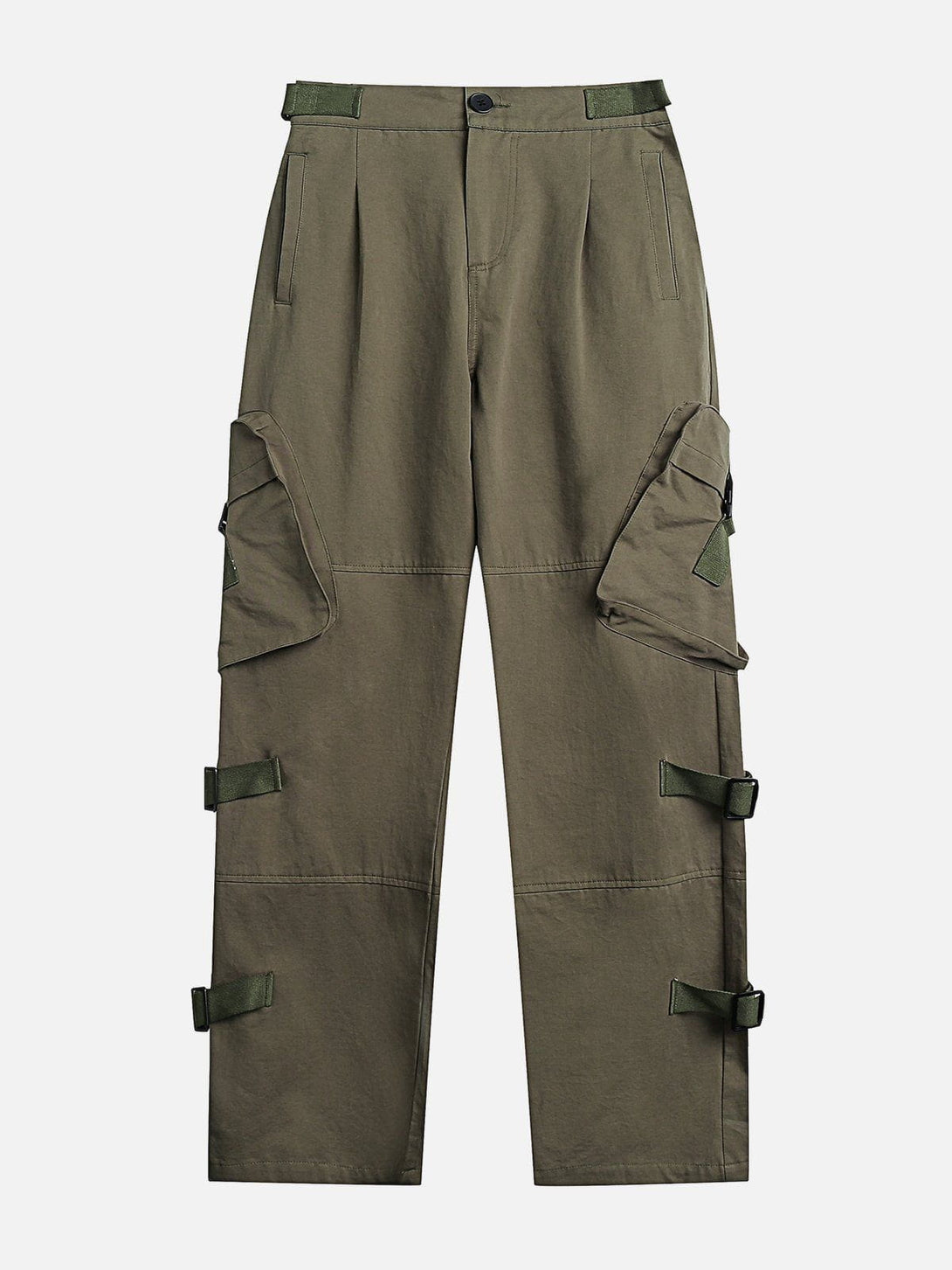 Lacezy - Beveled Large Pocket Cargo Pants- Streetwear Fashion - lacezy.com