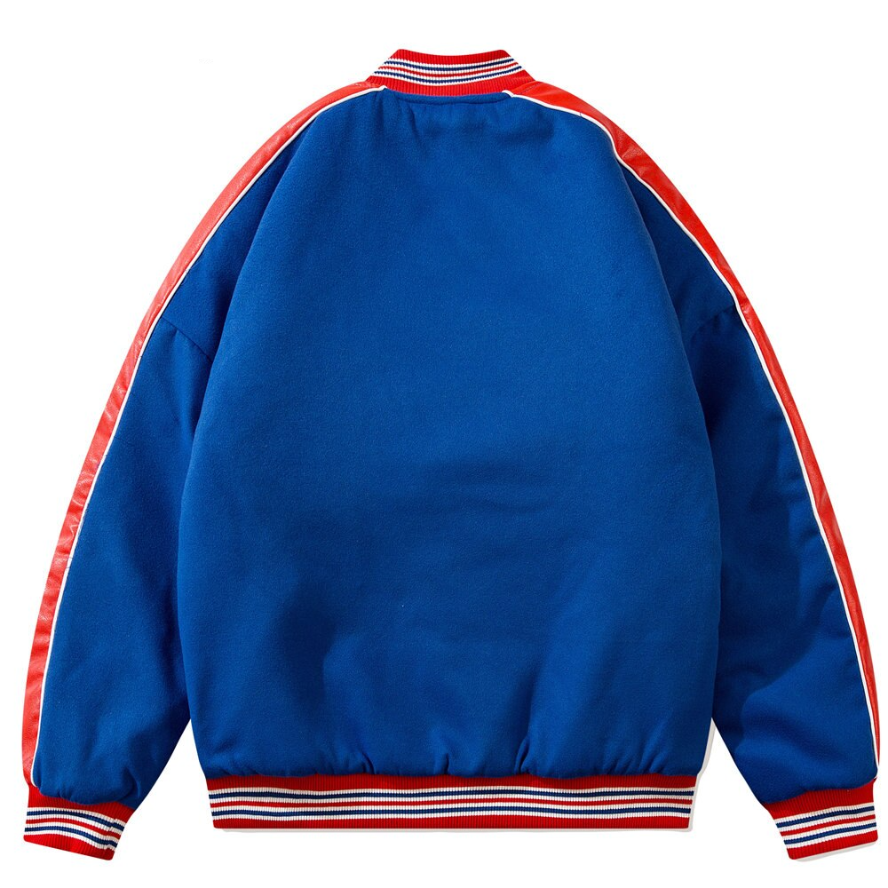 Lacezy - Blue FREESTYLE Jacket- Streetwear Fashion - lacezy.com