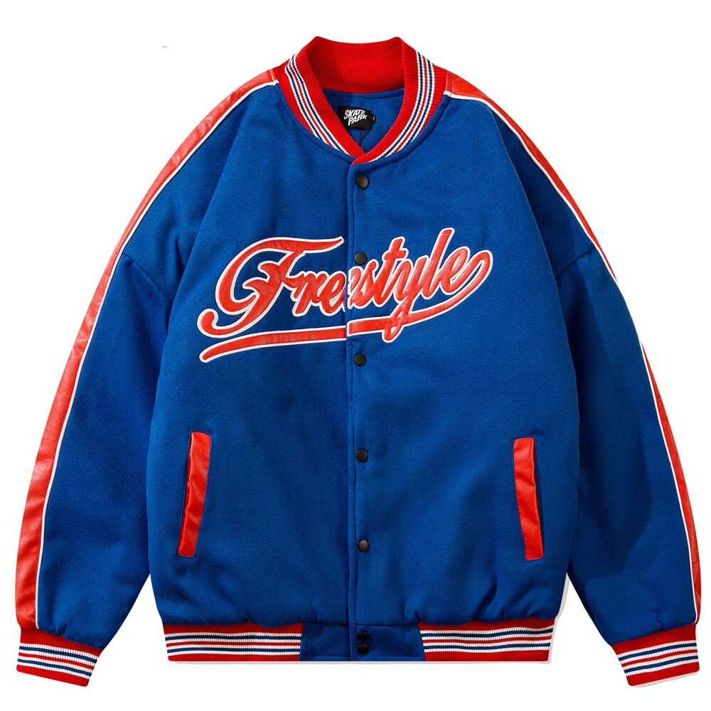 Lacezy - Blue FREESTYLE Jacket- Streetwear Fashion - lacezy.com