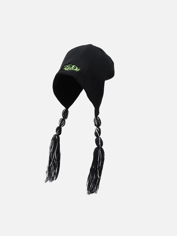 Lacezy - Braided Design Knitted Hat- Streetwear Fashion - lacezy.com