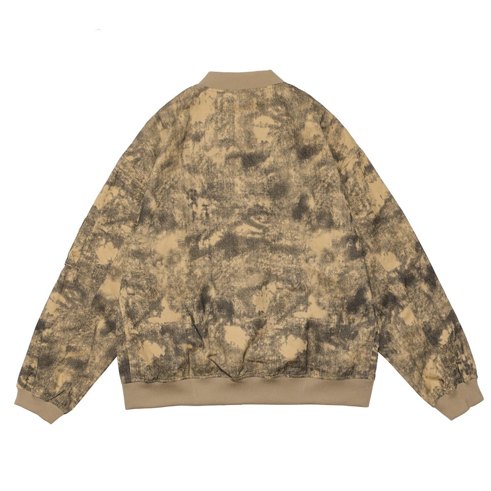 Lacezy - Brown Camouflage Jacket- Streetwear Fashion - lacezy.com