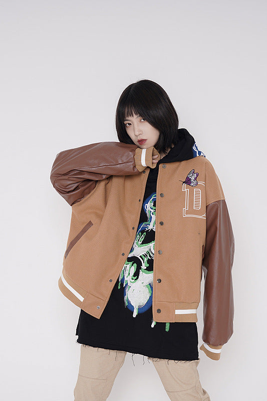 Lacezy - Brown THP Jacket- Streetwear Fashion - lacezy.com