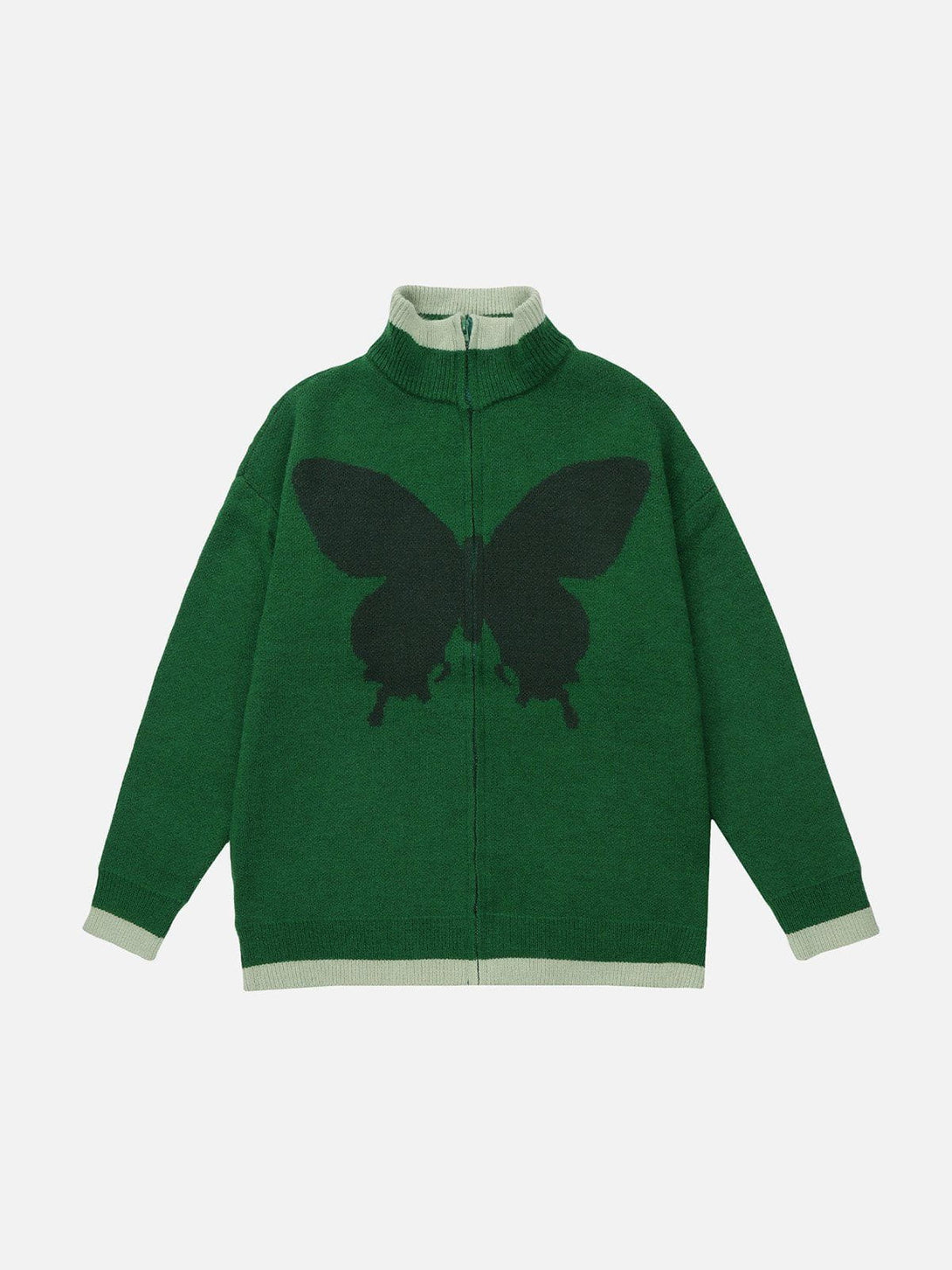 Lacezy - Butterfly Embroidery Cardigan- Streetwear Fashion - lacezy.com