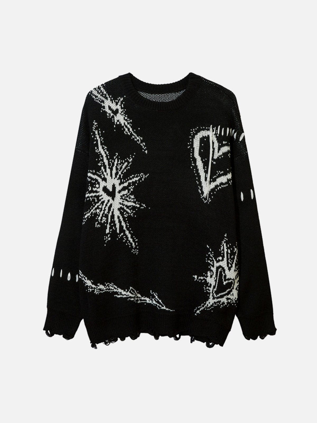 Lacezy - Butterfly Embroidery Sweater- Streetwear Fashion - lacezy.com