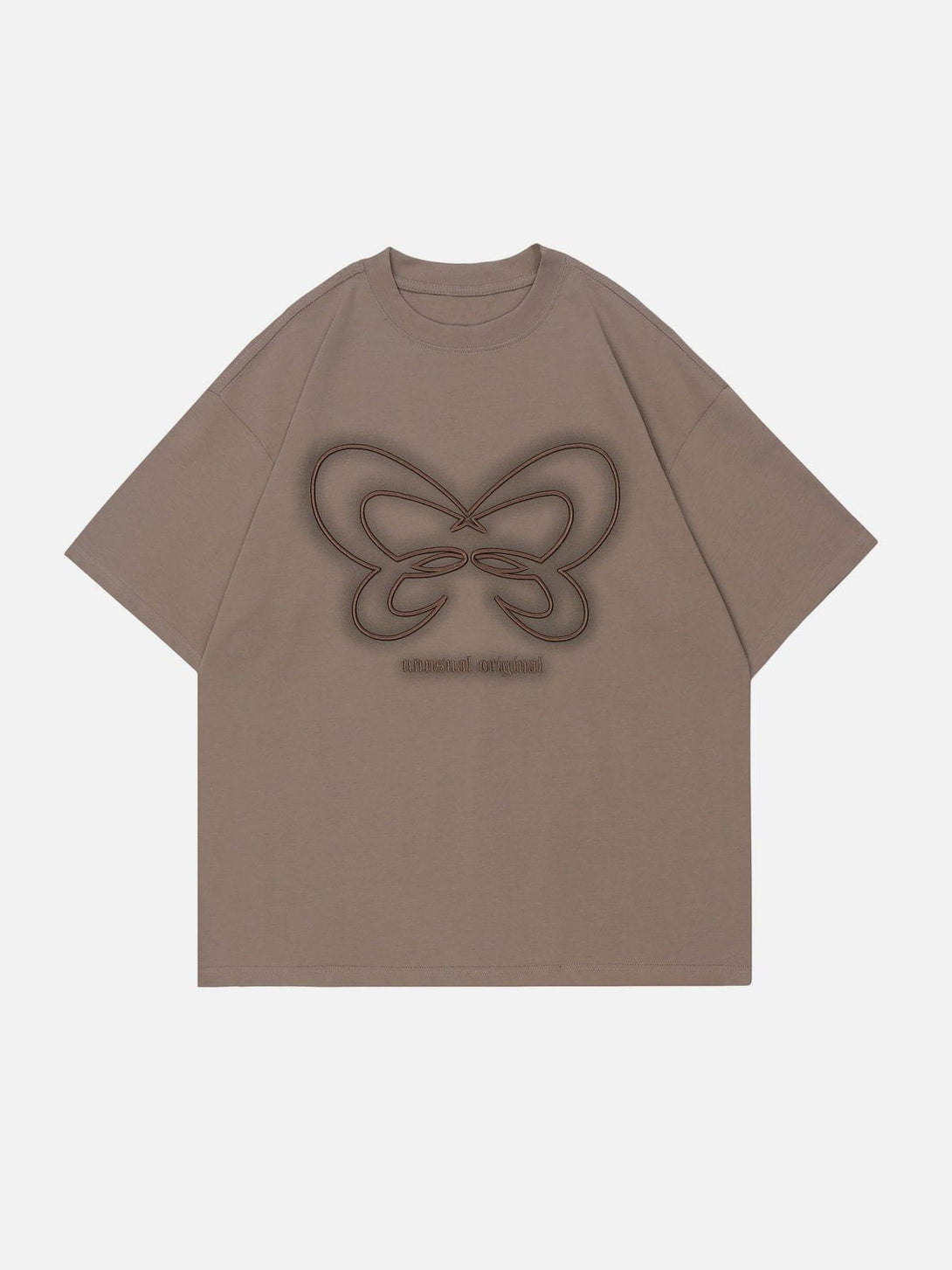 Lacezy - Butterfly Embroidery Tee- Streetwear Fashion - lacezy.com